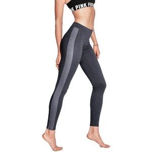 VS Pink Gray Cotton Essential Leggings, Medium